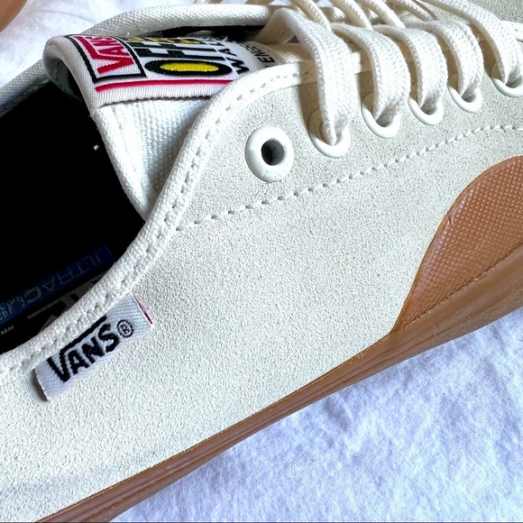 VANS Anthony Van Engelen Pro Skateboard Shoes (Size US Men's 9) White Suede - Picture 5 of 9